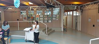 Interne Siegerehrung in der Aula
